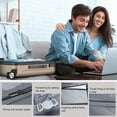 thumbnail image 6 of Sunbee 3 Piece Luggage Sets Hardshell Lightweight Suitcase with TSA Lock Spinner Wheels, Champagne, 6 of 10