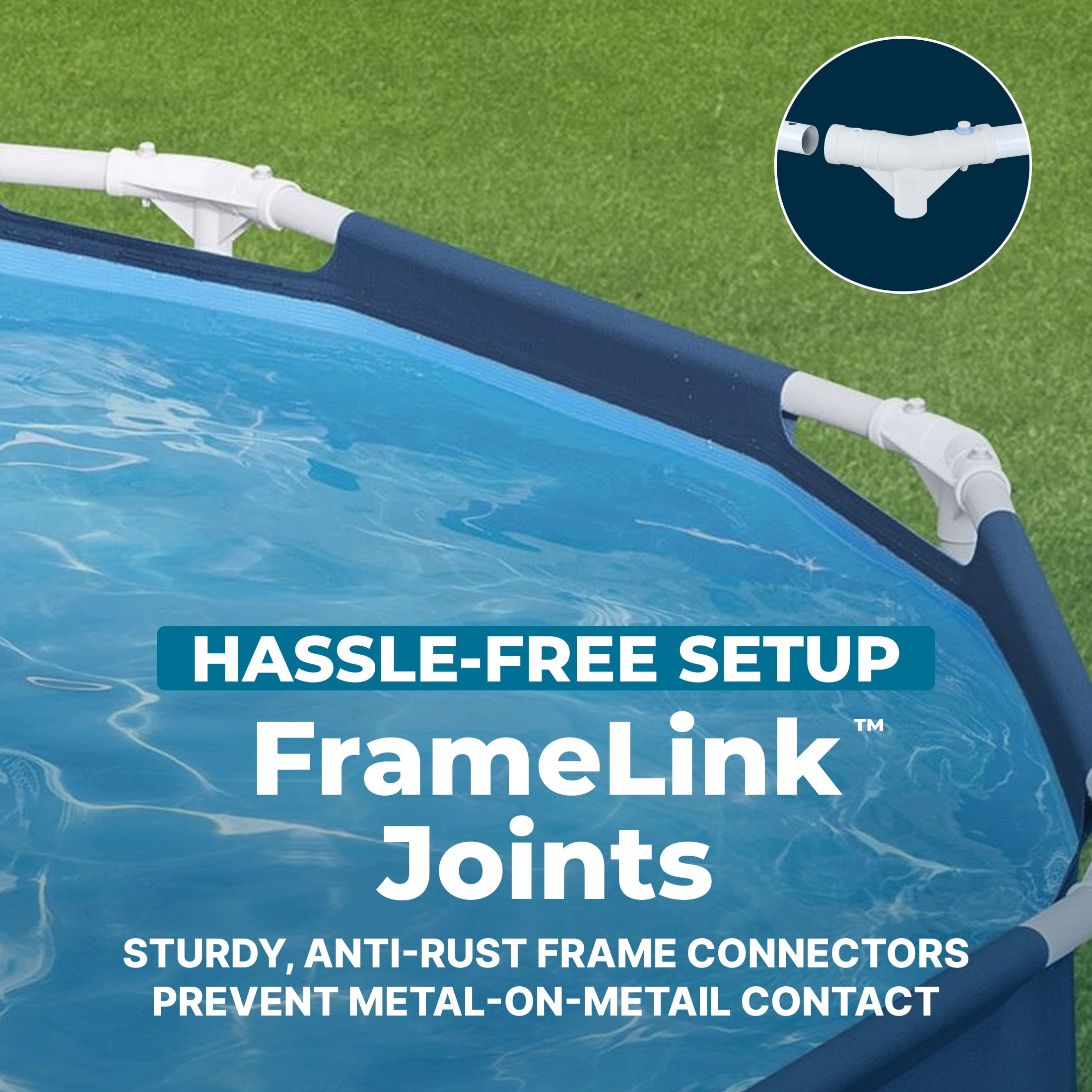 Bestway Steel Pro 10' x 30" Above Ground Swimming Pool Set with Filter Pump