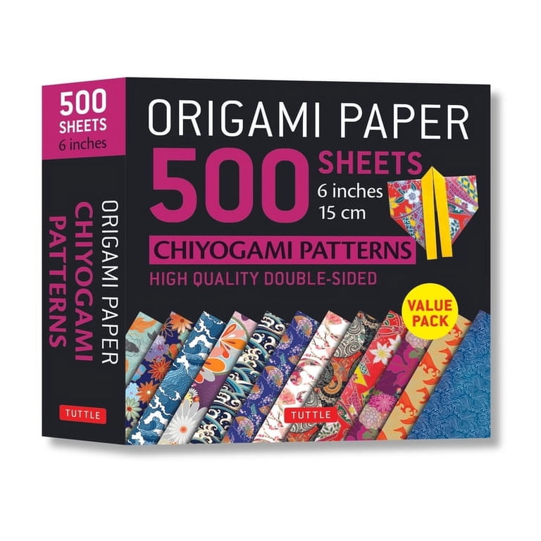 Tuttle Studio Origami Paper 500 Sheets, Chiyogami Patterns photo 1