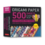 Origami Paper 500 Sheets Chiyogami Patterns 6 15cm: Tuttle Origami Paper: Double-Sided Origami Sheets Printed with 12 Different Designs (Instructions for 6 Projects Included) (Other)