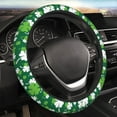 thumbnail image 5 of KLL Happy saint Patricks day Car Steering Wheel Cover, Universal 15 inch, Soft Elastic and Comfortable,Car Accessories Decorations, 5 of 6