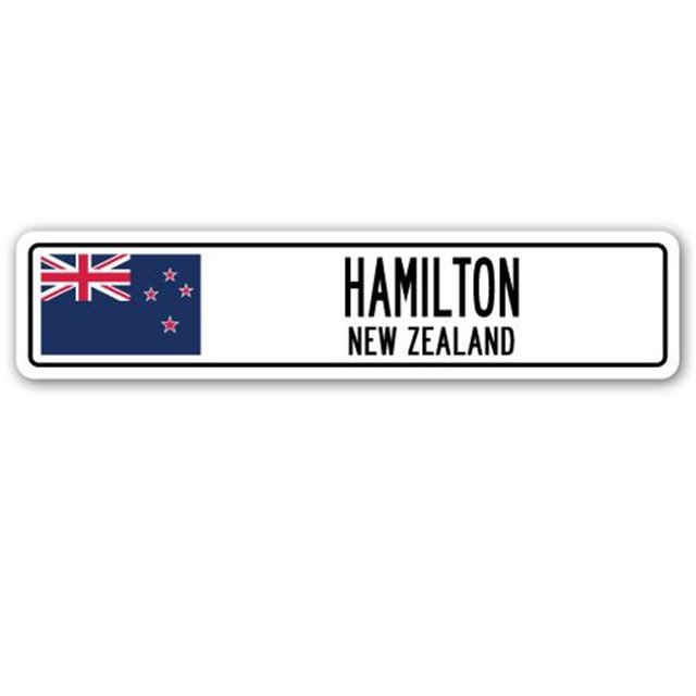 SignMission SSC-Hamilton Nz Street Sign - Hamilton, New Zealand