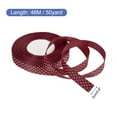thumbnail image 2 of Uxcell Grosgrain Ribbons 50 Yards 3/4" Deep Red with White Dots Ribbon Bow, 2 of 5