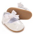 thumbnail image 4 of Baby Girls Cute Moccasinss Heart Pattern Soft Sole Leather Flats, 4 of 8