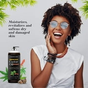 Majestic Pure Jamaican Black Castor Oil for Hair Growth & Natural Skin Care - Roasted & Cold-Pressed - Massage, Scalp, Hair and Nails - 16 fl oz