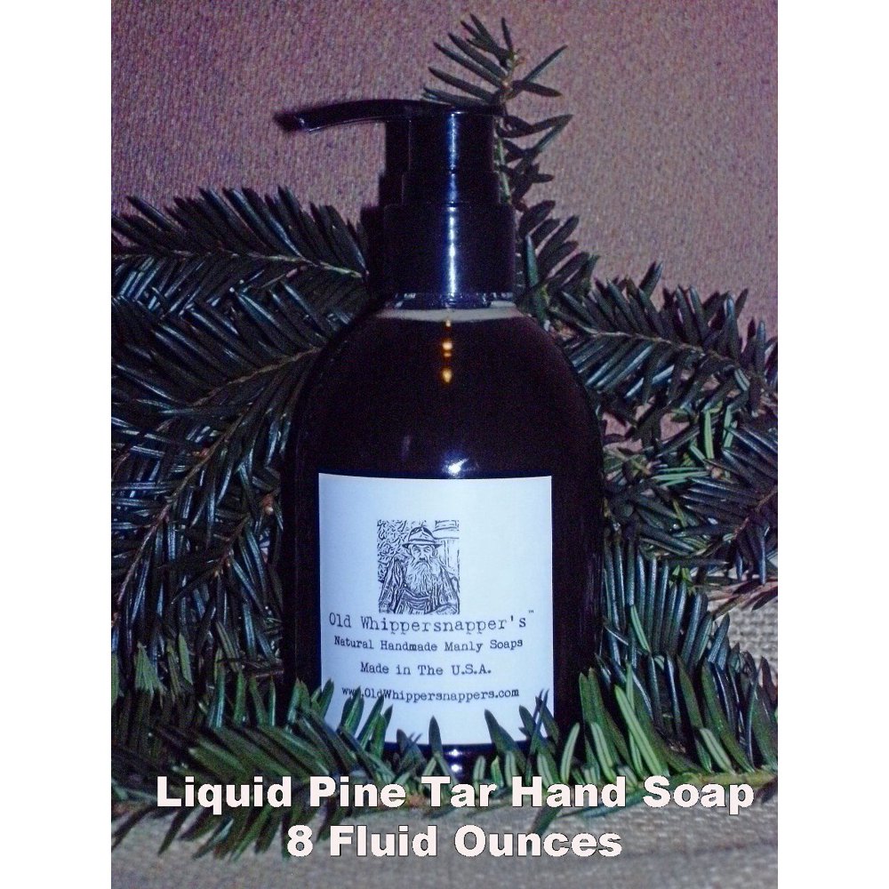 Liquid Pine Tar Soap for Hands 8 Fluid Ounces