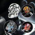 thumbnail image 4 of Car Shaped Style Resin Graffiti Gear Shift Knob Head Shifter Lever Handle, 4 of 13