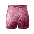 thumbnail image 4 of Lenpel Workout Shorts for Women High Waisted Butt Lifting Side Striped Scrunch Yoga Shorts Booty Gym Shorts, 4 of 5