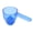 Sky Blue, variant on BIMZUC Spill Proof ABS Powder Measuring Scoop Funnel with Scale for Kitchen Tool, Convenient Portable Single Spoon, Dual Unit Size 5.12 inches / 13 cm, Ideal for Dry & Liquid Ingredients, Mint Green
