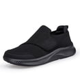 thumbnail image 3 of KANG Fashion Wide-Toe Walking Shoes for Senior Men and Women, Lightweight Breathable Mesh Sneakers, Supportive and Comfortable Shoes for Spring and Summer Black 36, 3 of 9