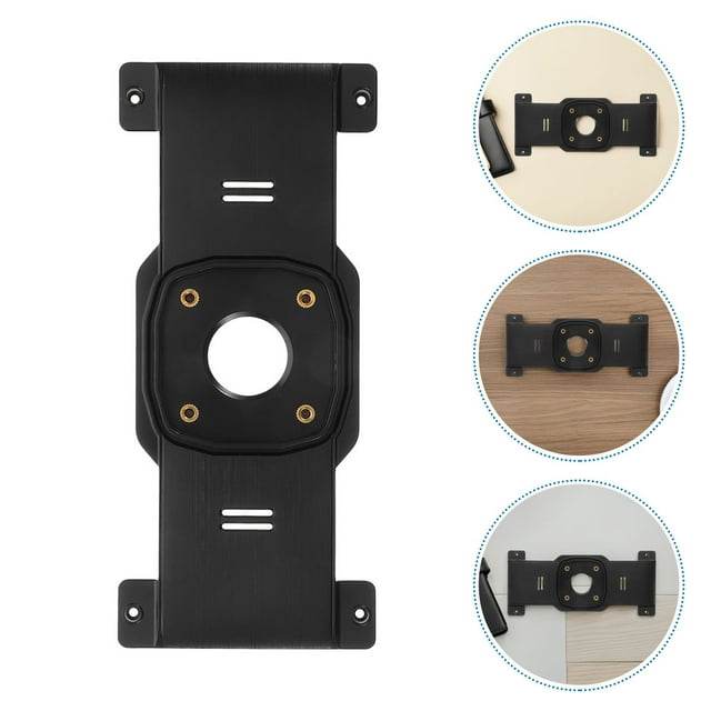 CATIEBYE 2Pcs Car Rearview Mirror Holder Plastic Mount with Back Clip for Sturdy Dash Cam Support
