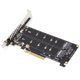 thumbnail image 3 of Adaptador PCIE, tarjeta adaptadora Dual M.2 Adaptador PCIE dual Tarjeta adaptadora Tecnología innovadora, 3 of 9