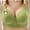 Green, variant on Push up Bras for Women Plus Size Comfortable Printing Gathered Front Closure Bras Full Coverage No Underwire Everyday Bra White XXXXL
