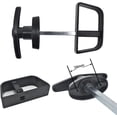 thumbnail image 3 of Powder Coated Finish Shed Door T-Handle Lock, Weather Resistant With Adjustable Door Thickness, Includes Keys And Screws, Heavy Duty Shed Handle For Storage Rooms Playhouses And Chicken Coops (Black), 3 of 5