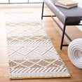 thumbnail image 2 of SAFAVIEH Natura Aaron Geometric Wool Runner Rug, Ivory/Yellow, 2'3" x 8', 2 of 8