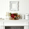 thumbnail image 6 of Nearly Natural 18" Poinsettia, Berries and Pinecone Artificial Arrangement with Ornaments, 6 of 6