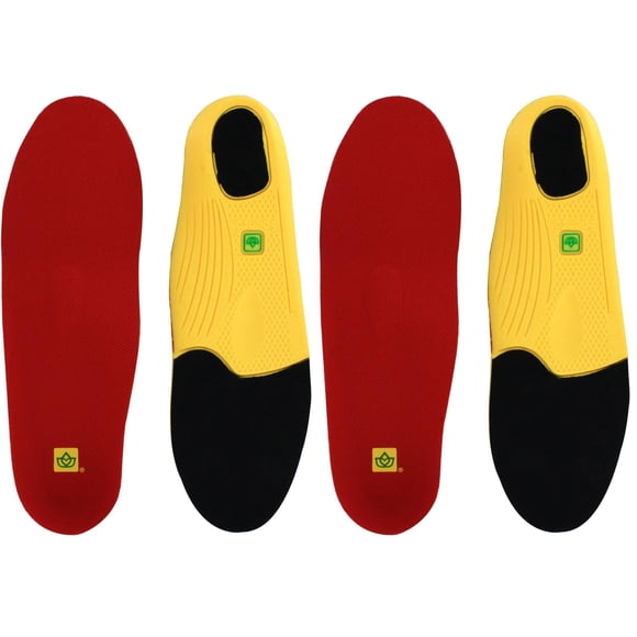 Plantillas deportivas Spenco Polysorb para caminantes/corredores, talla mujer 7-8.5/hombre 6-7.5