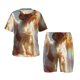 thumbnail image 1 of Fotbe Rainbow English Cocker Spaniel Pijama Estampada de 2 Piezas para Niños – Ropa de Dormir de Manga Corta Cómoda para Niños y Niñas, Camiseta y Shorts de Algodón-XX-Large, 1 of 6