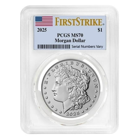 2025 Morgan Silver Dollar PCGS MS 70 FS