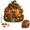 3D Fabric Poke Art Kit-(Pumpkin Patch)-A6, variant on DIY Beaded Bracelet Making Kit - Animal Beaded Bracelet Craft Kit, Creative Craft Set for Beginners, Unique Handmade Hummingbird