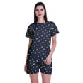 thumbnail image 1 of Moomaya T-Shirts pour Femmes à Manches Courtes en Coton Doux Pyjama pour Femmes Nuisette Décontractée, 1 of 6