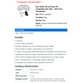 thumbnail image 2 of Rear Brake Pad and Rotor Kit - Compatible with 2002 - 2005 Ford Thunderbird 2003 2004, 2 of 2