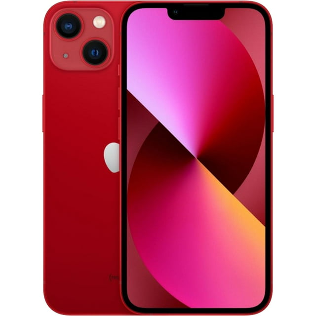 Restauré Apple iPhone 13 A2482 (Déverrouillé Entièrement) 128 Go Rouge (Grade A+)