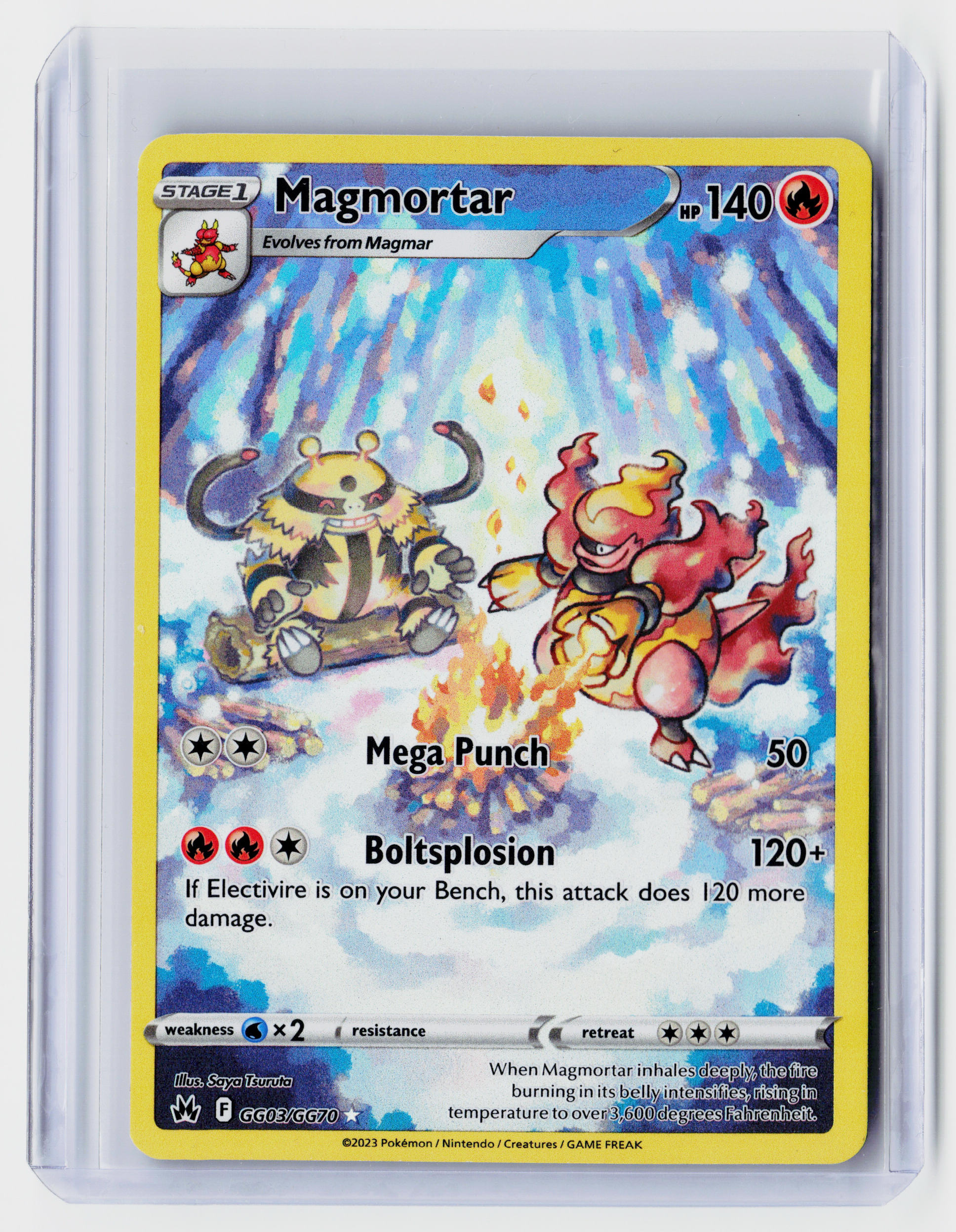 Crown Zenith: Galarian Gallery Magmortar Foil Ultra Rare #GG03/GG70