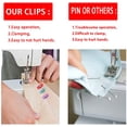 thumbnail image 3 of 150 clips de costura multiusos, clips para coser, clips acolchados para encuadernación de costura de tela, varios colores brillantes oso de fresa Electrónica, 3 of 6