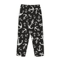 thumbnail image 5 of Daiia Anchor Women's Sleep Pant with Pockets and Drawstring,Pajama Pants-Small, 5 of 9