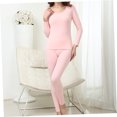 thumbnail image 3 of unbranded 2Ud Conjunto Térmico Rosa Para Mujer De Y Spandex Con Suavidad Extrema, 3 of 8