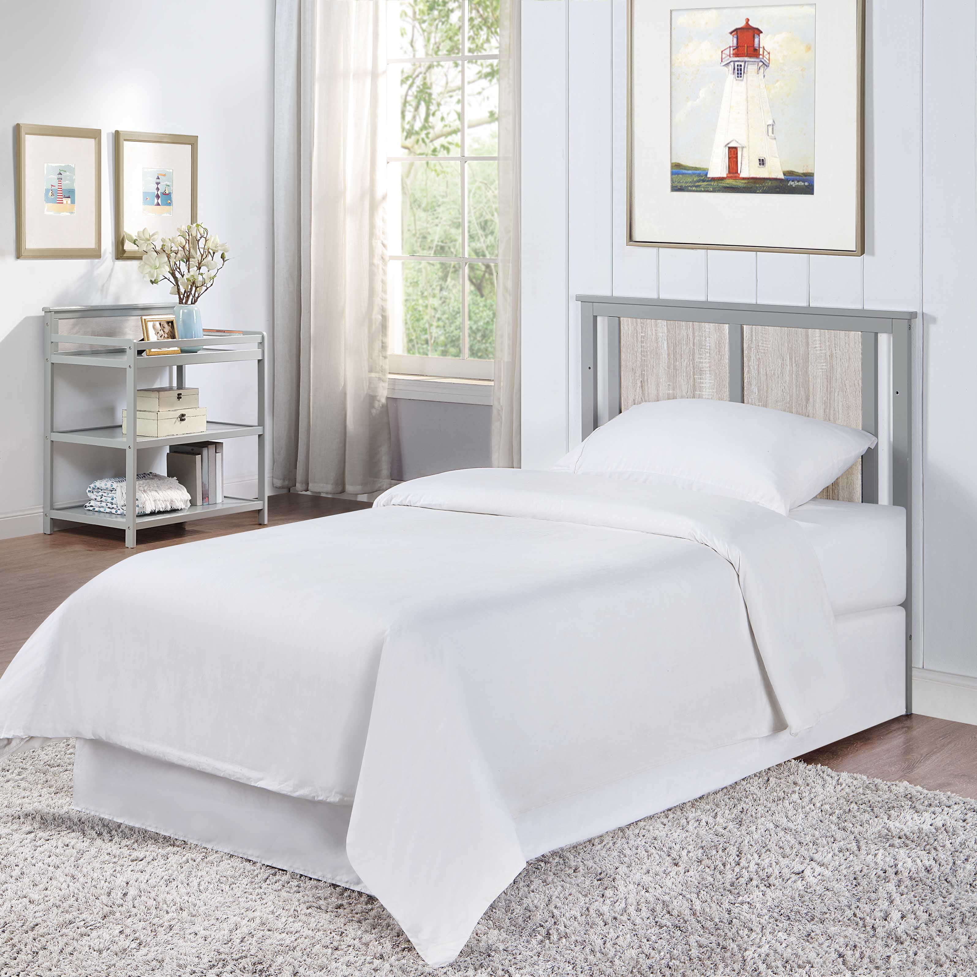 Suite Bebe Connelly Mini Crib with Mattress Pad, Gray & Rockport Gray