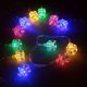 thumbnail image 2 of Cadena de lámpara Irfora 2,1 M 20 LED Multi Color hielo bloque lámpara cadena luz de hadas para fiesta boda Navidad casa habitación decoración al aire libre Irfora Cadena de lámpara, 2 of 7
