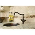 thumbnail image 2 of Kingston Brass KS1235AXBS Double Handle Kitchen Faucet With Side Sprayer, 2 of 5