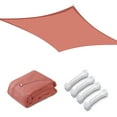thumbnail image 1 of Yescom 12x12 Ft 97% UV Block Square Sun Shade Sail Canopy Outdoor Backyard Garden Pool, 1 of 11