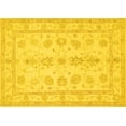 thumbnail image 1 of Ahgly Company Indoor Rectangle Oriental Yellow Traditional Area Rugs, 4' x 6', 1 of 4