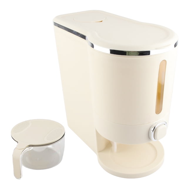 Rice Storage Box,Pressing Type Airtight Rice Storage Bins Rice Grain Storage Bucket Cereal Storage Containers Pet Food Bucket for Storage Barley Red Beans