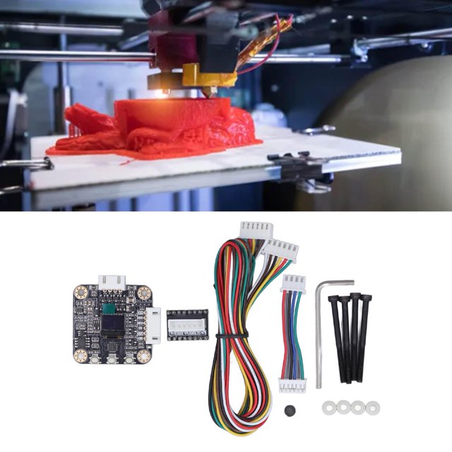 Closed Loop Stepper Motor Driver, 8 MOSFETs Low Heat Generation 4 Half Bridge Drives Nema17 Motor Driver for 3D Printer