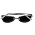 thumbnail image 6 of Kenneth Cole Reaction Gradient Round Sunglasses, White Silver Metal, 6 of 6