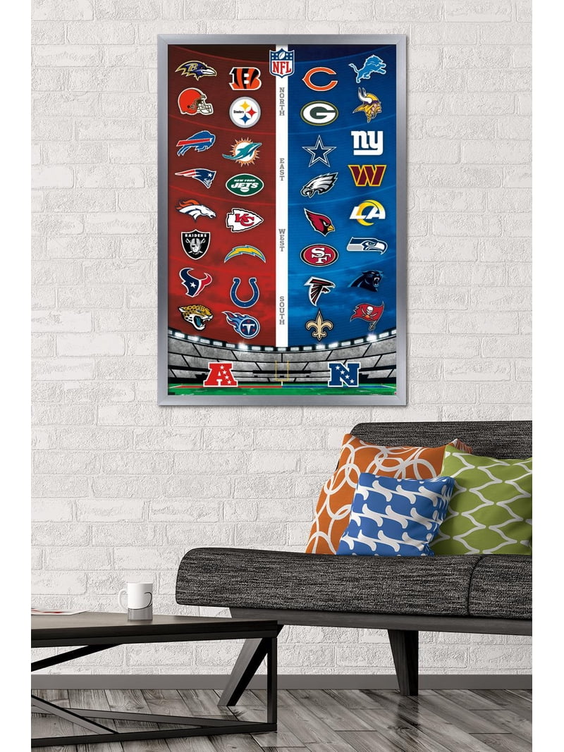 NFL League - Logos 22 Wall Poster, 22.375