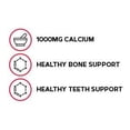 thumbnail image 3 of GNC Calcium Citrate 1000mg, Essential for Building Strong Bones, 180 Vegetarian Caplets, 3 of 5