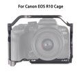 thumbnail image 3 of Cage de Caméra en Métal R10 pour Canon EOS R10 Extension de Caméra DSLR Cadre Protecteur avec Support de Coussin Froid Trous Filetés 1/4 3/8 Cage de Caméra, 3 of 6