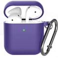 thumbnail image 1 of Airpods Case , Airpods Silicone Case Cover with Keychain, 360°Protective AirPods Accessories Kits Shockproof Airpods Case Compatible with Apple Airpods 2 &1, 1 of 5