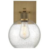 63145LEDDLP-ABB-SDG 9.25 in. 9W Port Nine Burgundy LED Wall Sconce, Antique Brushed Brass