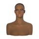 thumbnail image 1 of Cabeza de maniquí femenina realista, cabeza de maniquí de PVC, soporte para peluca multiusos, soporte para exhibición de peluca con hombro para sombre, 1 of 7