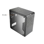 Cooler Master MasterBox Q300L Micro-ATX Tower with Magnetic Design Dust Filter, Transparent Acrylic Side Panel, Adjustable I/O & Fully Ventilated Airflow, Black (MCB-Q300L-KANN-S00)