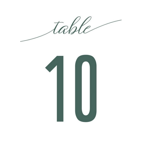 Number Design Table Number Cards Double Sided Party Table Numbers for Reception Baby Shower Anniversary Birthday Bridal Party 4x6 25 Pcs