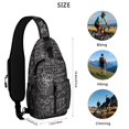 thumbnail image 3 of Technology Engineering Mathematics Sling Backpack, Science Lover Crossbody Daypack for Classroom and Lab, 3 of 5