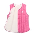 thumbnail image 2 of Zwiiyzr 8-12Y Boys Girls Puffer Vest Jacket Fleece Lined Winter Warm Lightweight Sleeveless Outerwear Vests Pink, 2 of 3