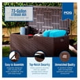 thumbnail image 3 of Outdoor Storage , Standard Closure, 73 Gallon, Java, 3 of 9